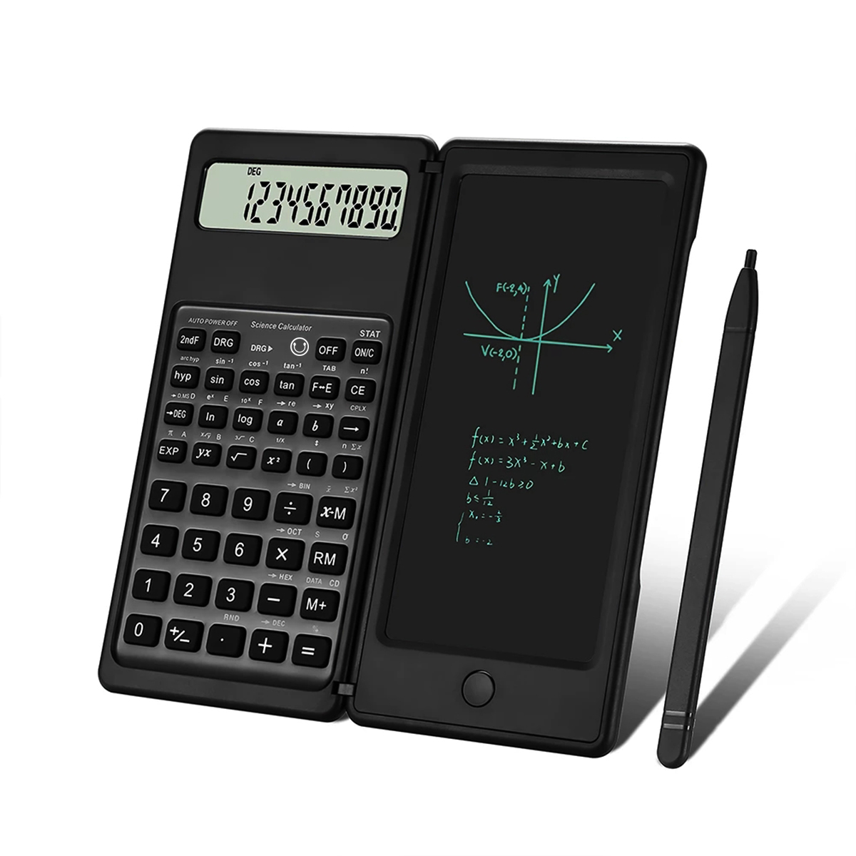 Scientific Calculator For Secondary School - Kalkulator naukowy z funkcją pisania, składany