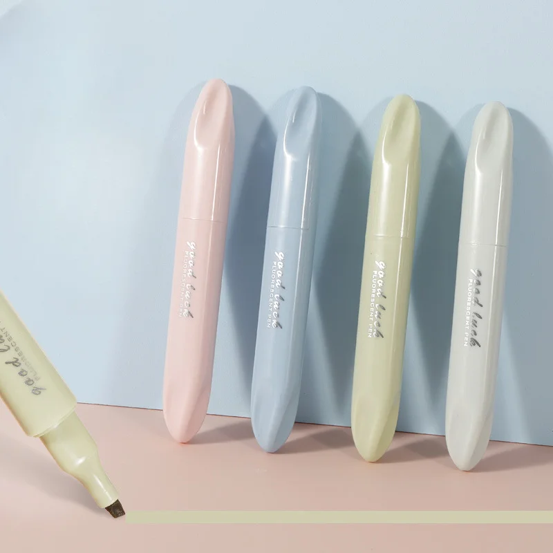 4 szt. Zakreślacze Morandi Gra – Pastel Highlighter Set Double Ended recenzja i cena