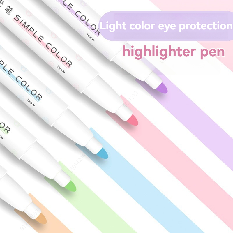 5 szt. Pastelowe zakreślacze k – Pastel Highlighter Set Double Ended recenzja i cena