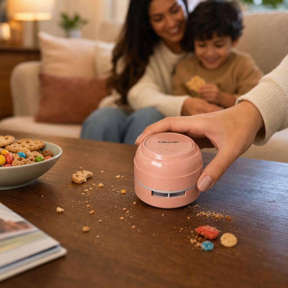 Przenośny, bezprzewodowy odkur – Mini Desktop Vacuum Cleaner For Eraser Dust recenzja i cena