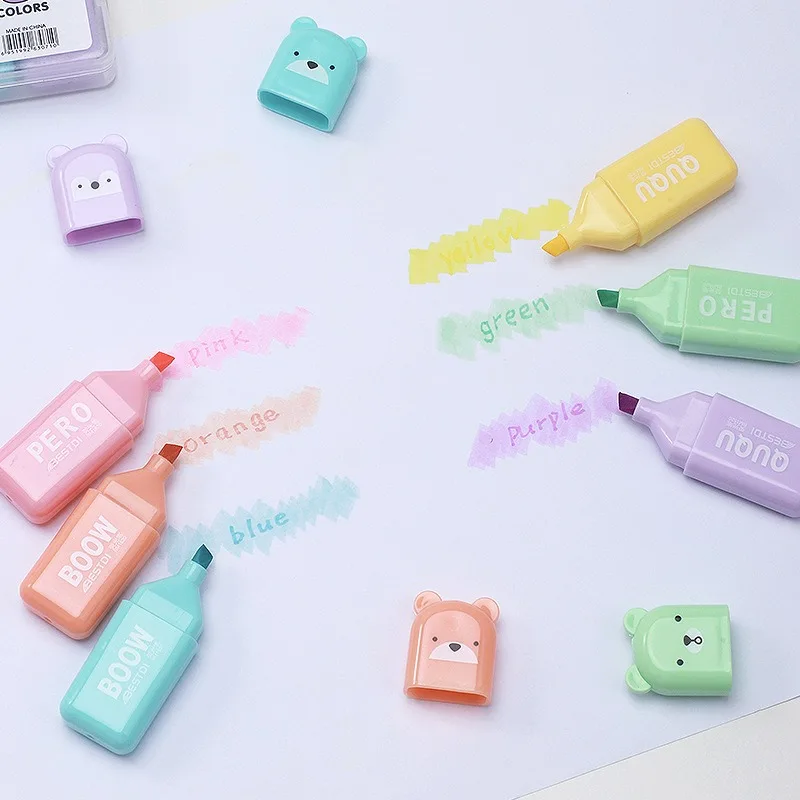 Zestaw kolorowych pisaków do p – Pastel Highlighter Set Double Ended recenzja i cena
